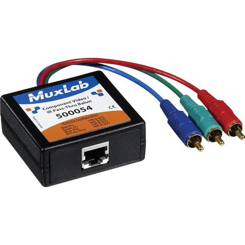 MuxLab Component Video IR Pass-Thru Balun