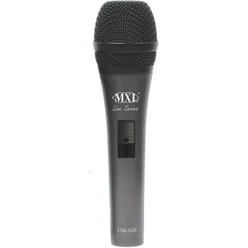 MXL LSM-5GR Live Series Handheld Cardioid Dynamic Microphone with On Off Switch