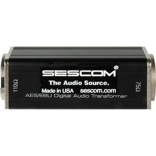 Sescom BNC Female to XLR Male AES EBU Impedance Transformer