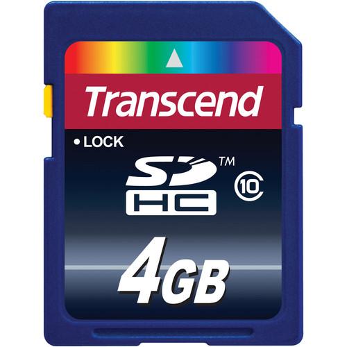 Transcend 4GB SDHC Memory Card Class