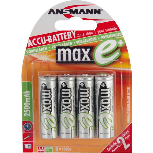Ansmann 5035442 MAX-E AA 2500mAh Rechargeable NiMH Batteries