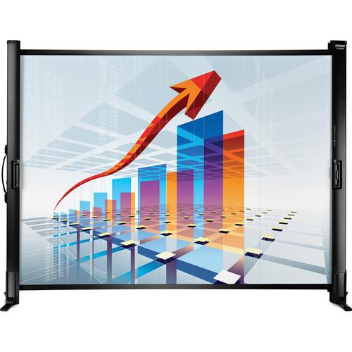 Epson ES1000 Ultra Portable Tabletop Projection Screen, Epson, ES1000, Ultra, Portable, Tabletop, Projection, Screen