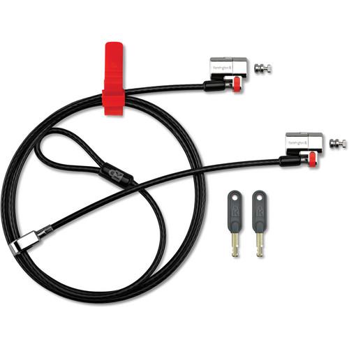 Kensington ClickSafe Keyed Twin Laptop Lock - Master