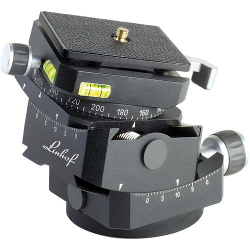 Linhof 3D Micro Geared Leveling Pan and Tilt Head with Quickfix