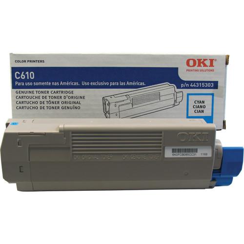 OKI C610 Series Cyan Cartridge