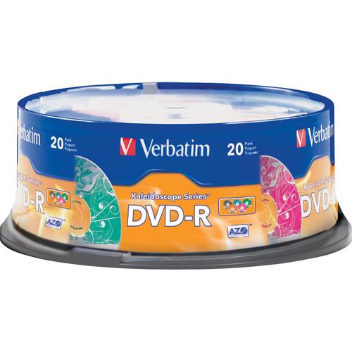 Verbatim Kaleidoscope Series DVD-R Recordable Media