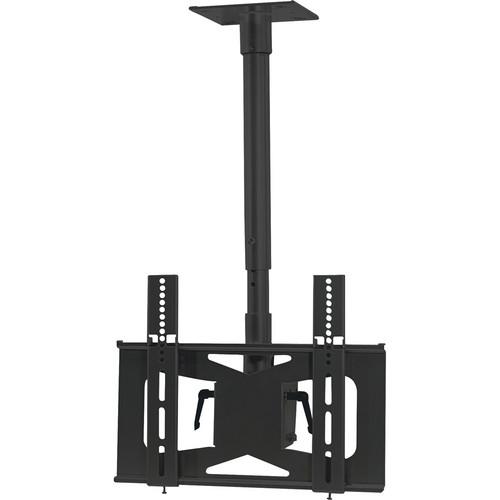 Video Mount Products LCD-MID-C Mid-Size Flat Panel Ceiling Mount - Black