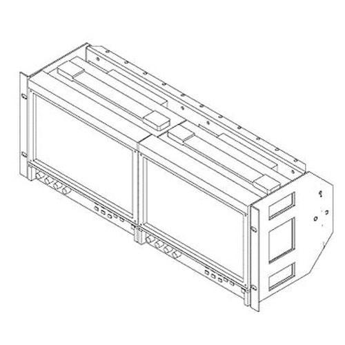 FEC RAK92LCD Dual Single Rackmount for JVC DTV9L3DY