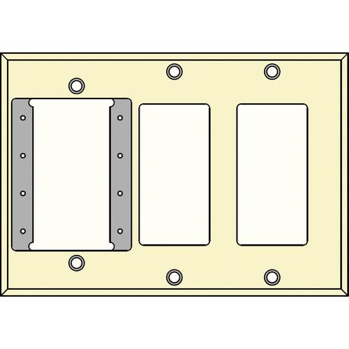 FSR IPS-PWP3T-IVO 3 Gang Wall Plate