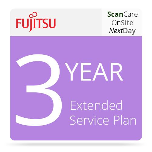 Fujitsu 3 Year ScanCare Extended Service On-Site Next Business Day