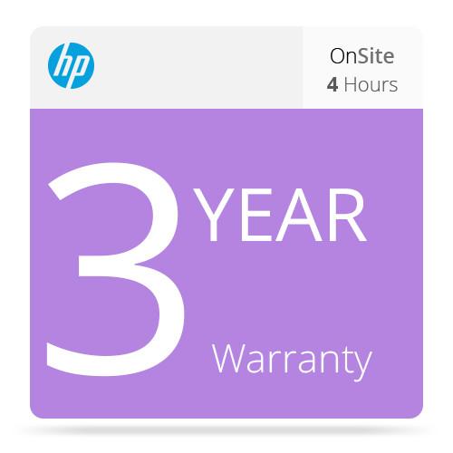 HP 3-Year 4-Hour Response 13x5 Onsite Support for Z3100 Z3200 Printers