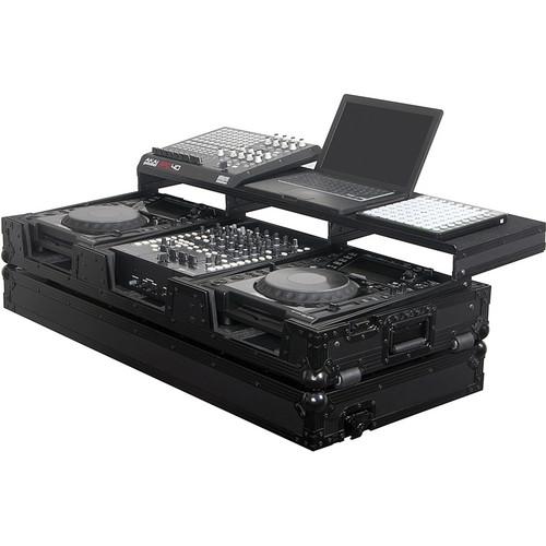 Odyssey Innovative Designs Black Label Remixer Glide Style Series: CD Digital Media DJ Coffin