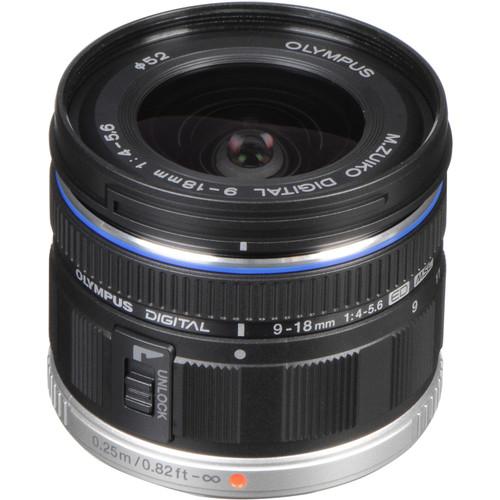 Olympus M.Zuiko Digital ED 9-18mm f 4-5.6 Lens