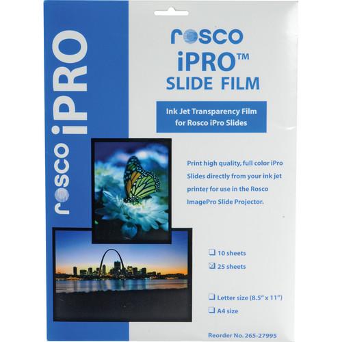 Rosco iPro Slide Film Letter Size