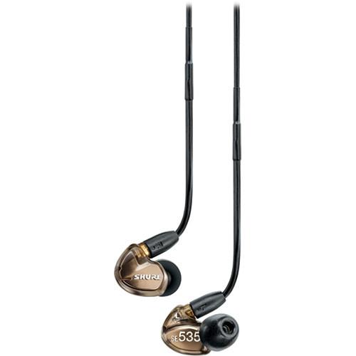 Shure SE535 Sound-Isolating In-Ear Stereo Headphones with 3.5mm Audio Cable