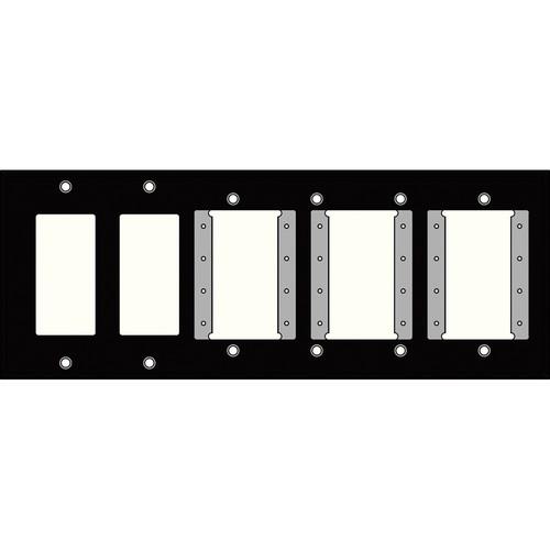 FSR IPS-WP2H-BLK 6 Gang Wall Plate