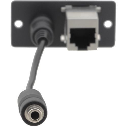 Kramer 3.5mm and RJ-45 Pass-Through Wall Plate Insert