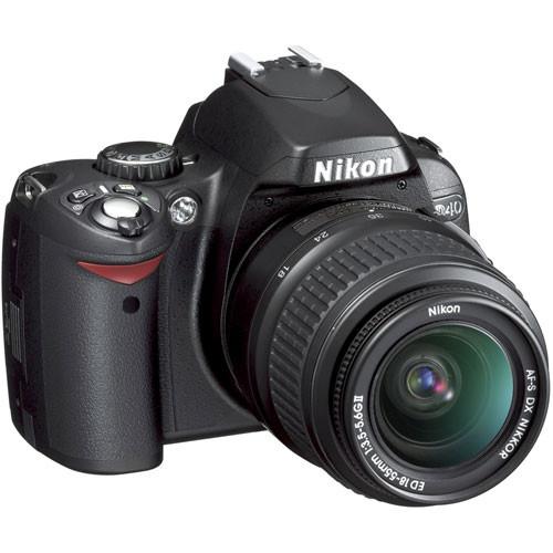 Nikon D40 SLR Digital Camera Kit with 18-55mm Lens - Refurbished
