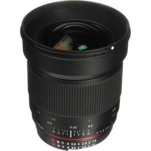 Samyang 24mm f 1.4 ED AS UMC Wide-Angle Lens for Nikon