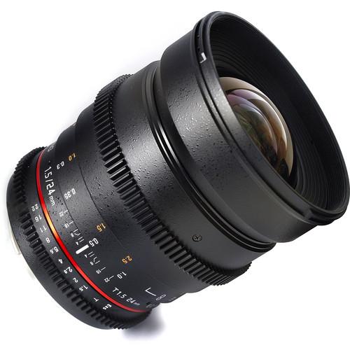 Samyang 24mm T1.5 Cine Lens for Nikon F-Mount