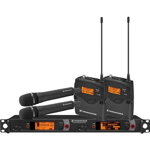 Sennheiser 2000 Series Dual Combo Wireless Microphone System