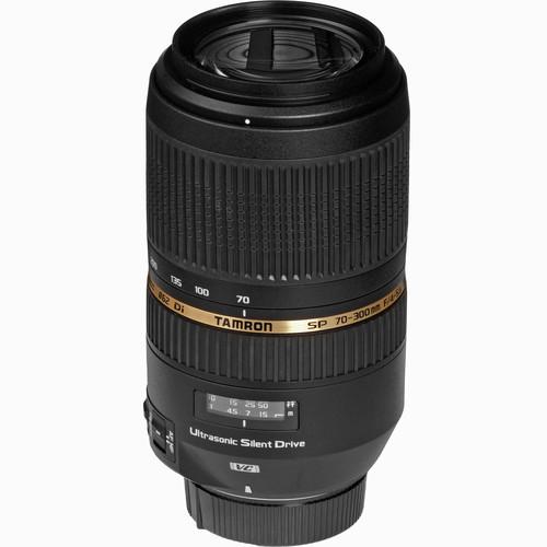 Tamron SP 70-300mm f 4-5.6 Di VC USD Telephoto Zoom Lens for Canon Digital SLRs & 35mm Film Cameras