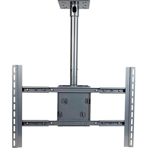 Video Mount Products PDS-LC Large Flat Panel Ceiling Mount - Silver