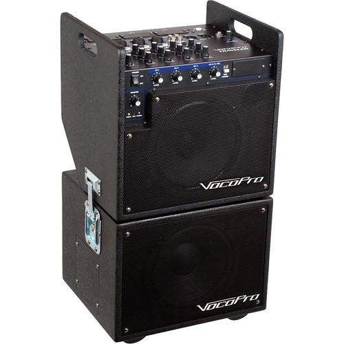 VocoPro MOBILEMAN Battery-Powered PA System with Subwoofer