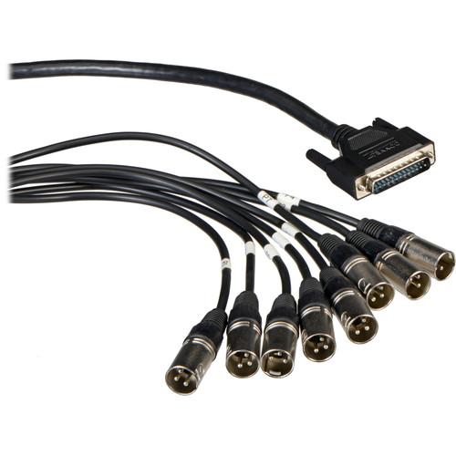 Whirlwind Connect DBMM-010 DB25 Male to 8 XLRM Cable