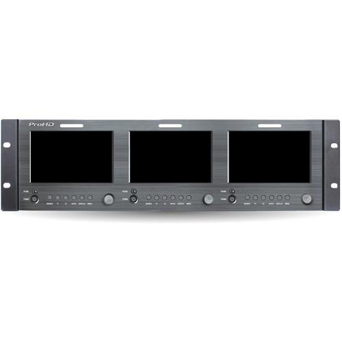 JVC Triple 5" Rack Display Monitor With HDMI