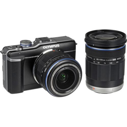 Olympus PEN E-PL1 Digital Camera W 14-42mm & 40-150mm Lens - Refurbished