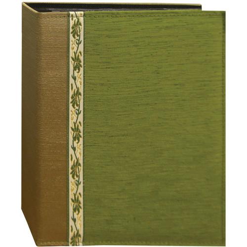 Pioneer Photo Albums TFP246-GN Tone-on Tone Fabric Photo Album