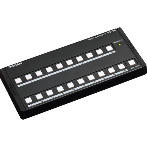Tascam RC-20 Direct Play Remote for CD-500 CD-500B