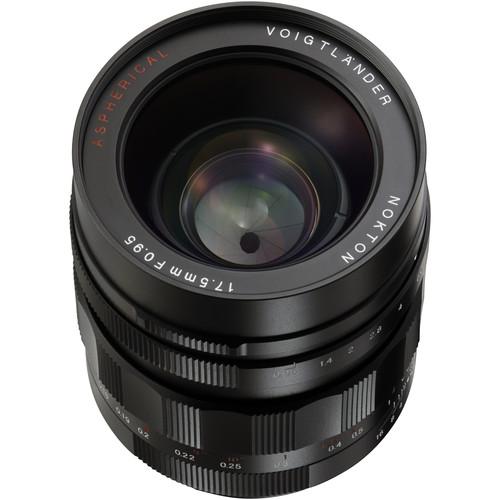 Voigtlander Nokton 17.5mm f 0.95 Lens for Micro Four Thirds Cameras