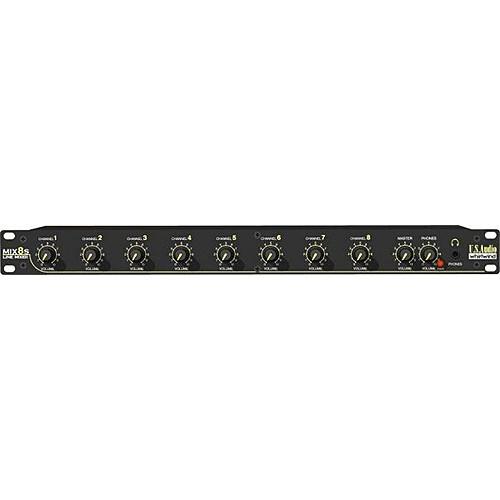 Whirlwind MIX-8S - 8 Channel Line Level Stereo Rackmount Mixer