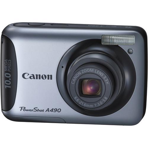 Canon PowerShot A490 Digital Camera - Refurbished