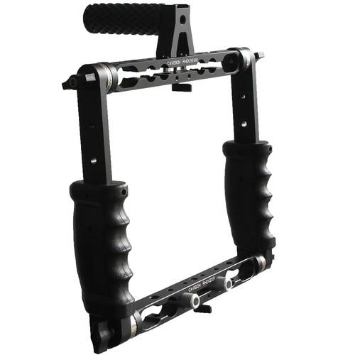 Cavision Triple Handgrip Cage With Dual Rods Brackets