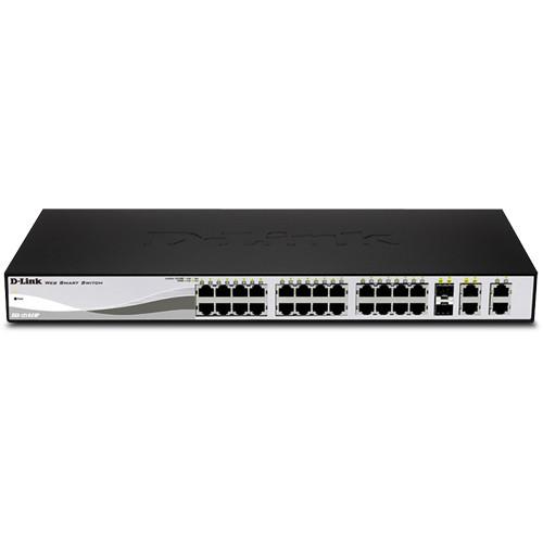 D-Link DES-1210-28P Web Smart 24-Port Fast PoE Ethernet Switch, D-Link, DES-1210-28P, Web, Smart, 24-Port, Fast, PoE, Ethernet, Switch