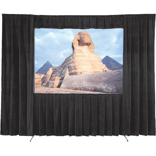 Da-Lite Fast-Fold Velour Drapery Kit for Deluxe Frames