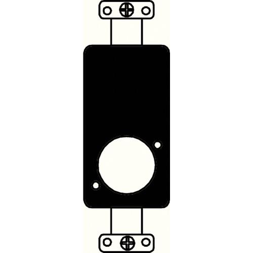 FSR SS-P1XLR-BLK Decora Insert with Neutrik D-Hole