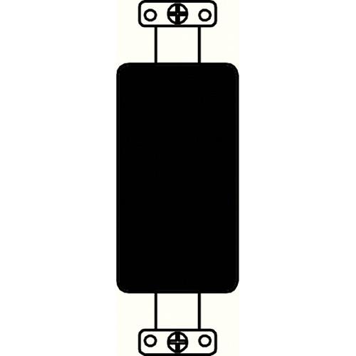 FSR SS-PBLNK-BLK Blank Plate