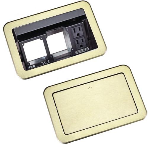 FSR T3U-2R-BRS Table Box with Cover