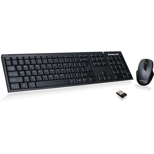 IOGEAR Long-Range 2.4 GHz Wireless Keyboard and Mouse Combo