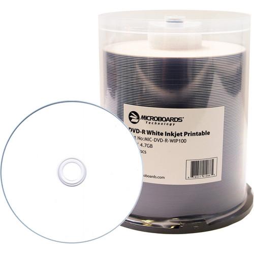Microboards White Inkjet DVD-R 16x