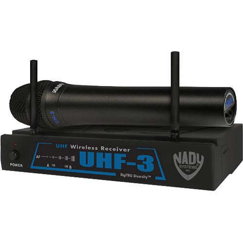 Nady UHF-3 Handheld UHF Wireless Microphone System
