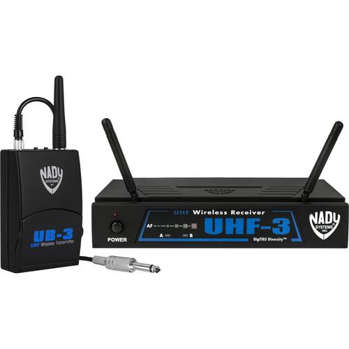 Nady UHF-3 UHF Wireless Diversity Guitar System
