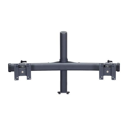 Premier Mounts MM-BE152 Dual Monitor Curved Bows on 15" Pole with Extrusion Base