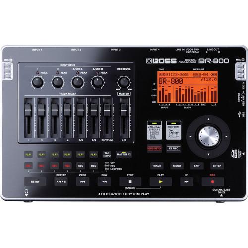BOSS BR-800 8-Track Portable Digital Audio Recorder