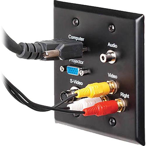 Bretford Dual Gang Data Pass Through Plate