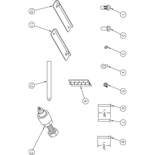 Da-Lite 37316 Fast-Fold Truss Frame Repair Kit